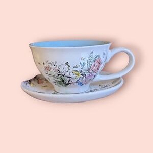 alice in wonderland teacup and saucer